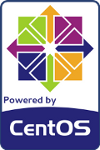 powered by centos logo